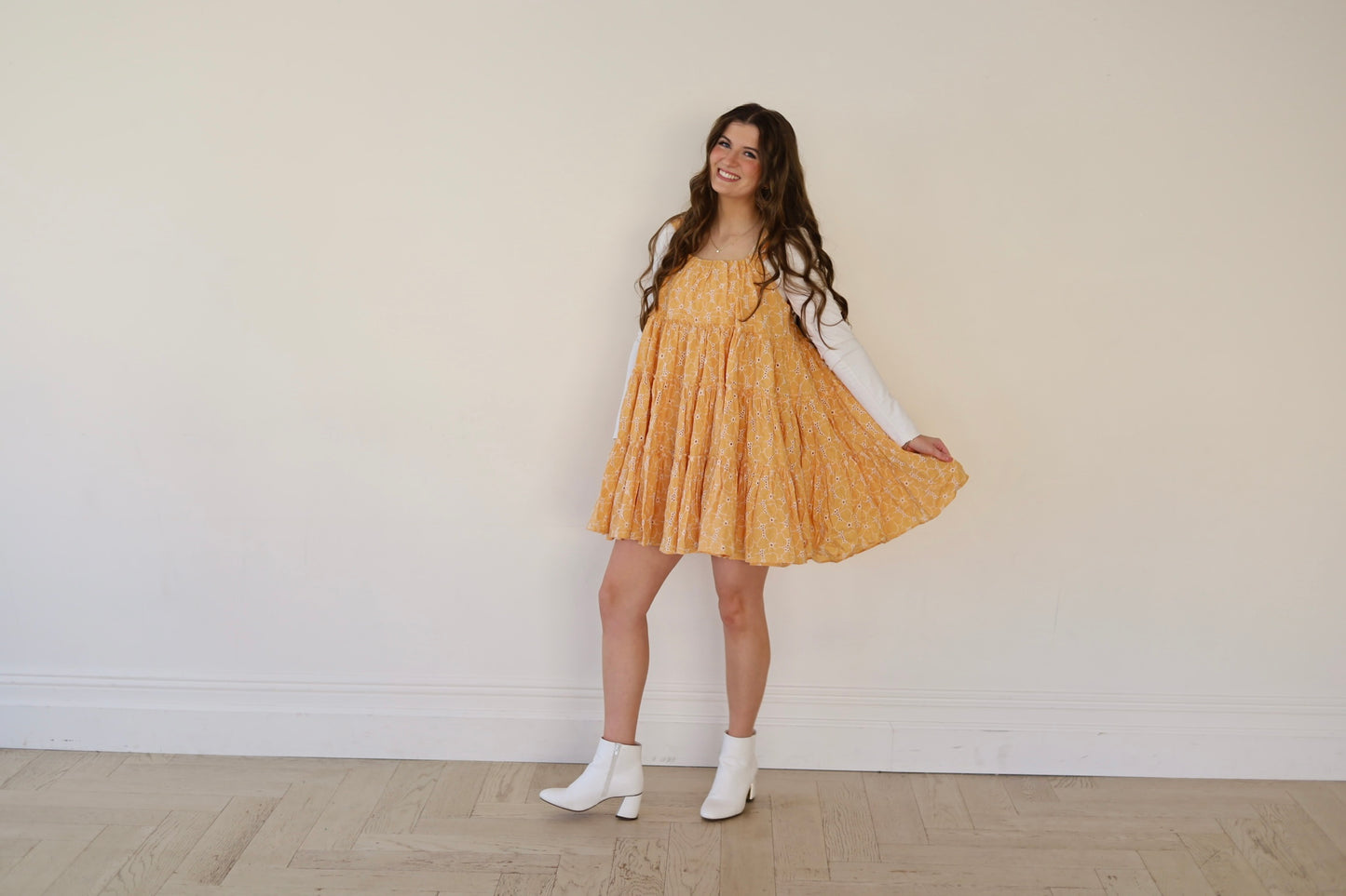 Lily Orange Dress