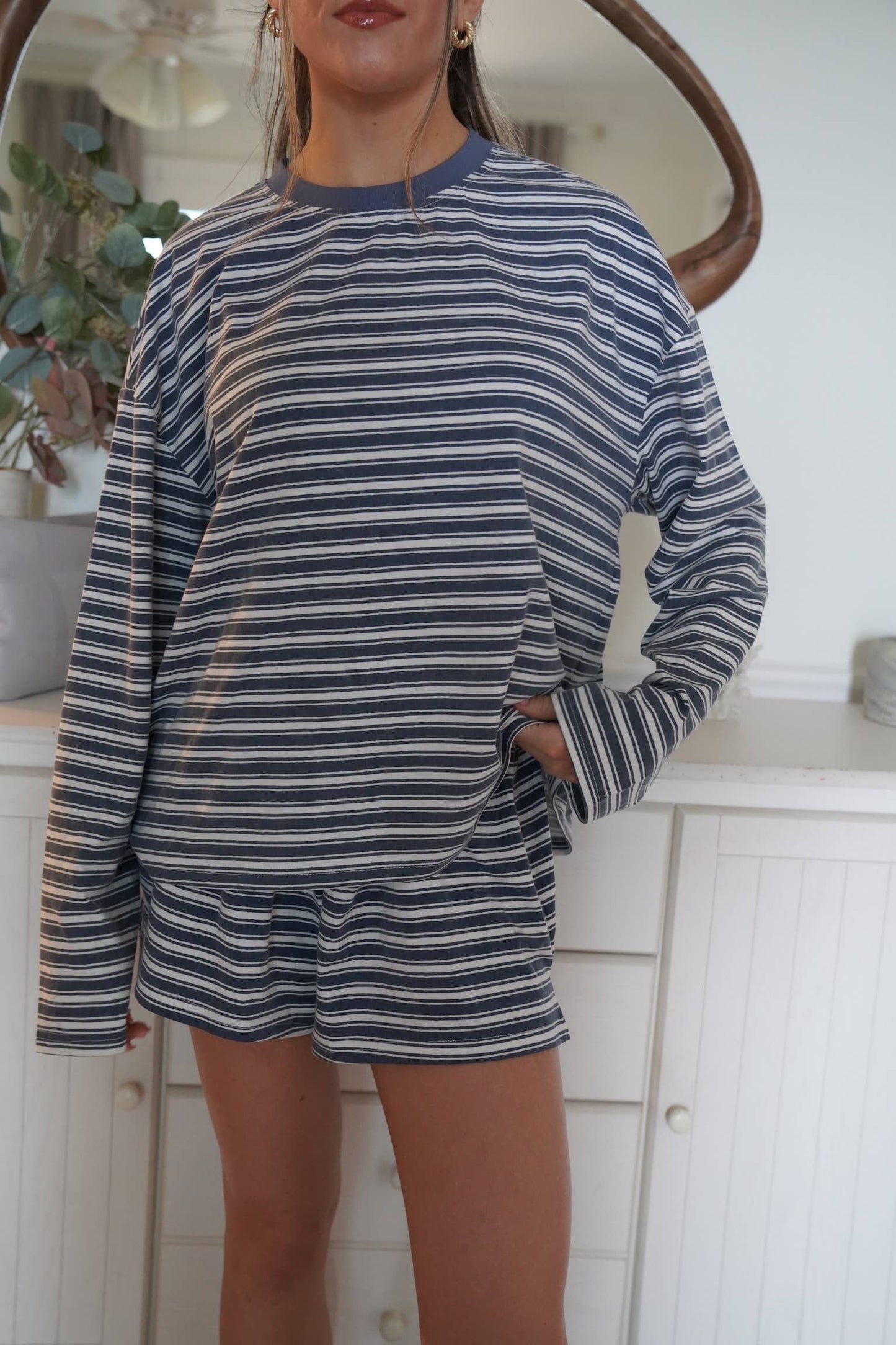 Billie Striped Loungewear Set