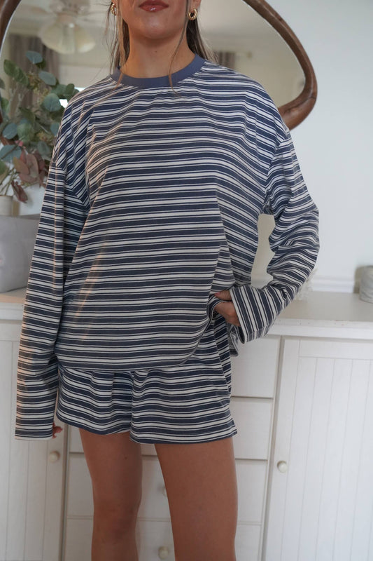 Billie Striped Loungewear Set