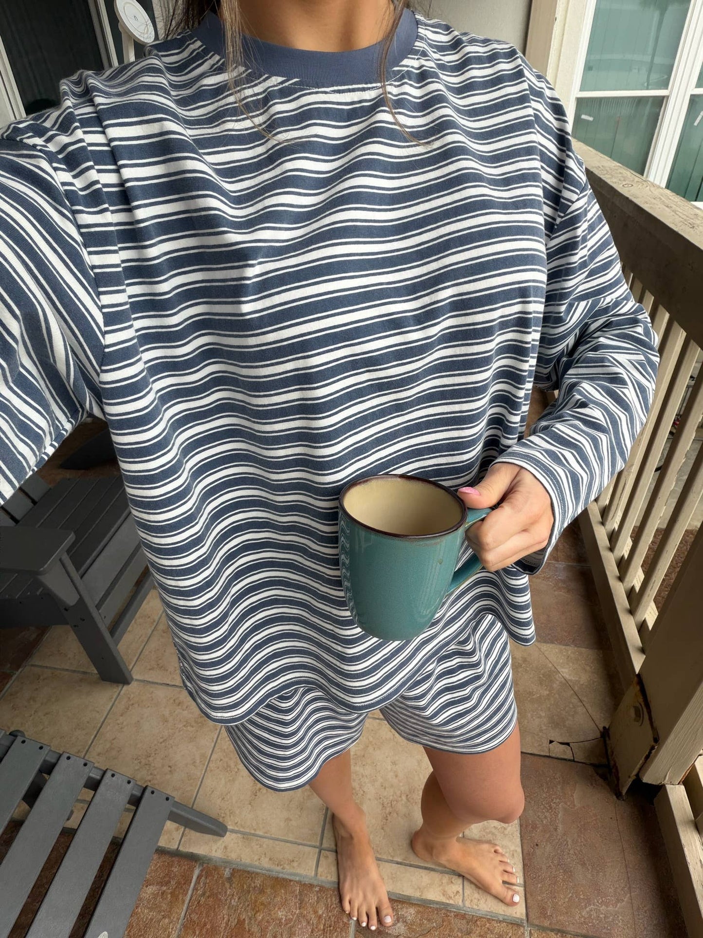 Billie Striped Loungewear Set